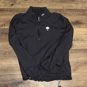 Kjus black rain gear pull over‎ 52/large